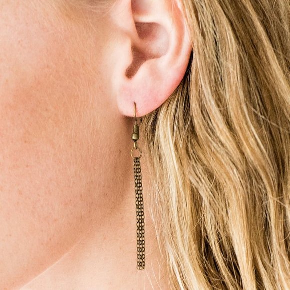 TRI Harder Brass Necklace Set - Picture 2 of 4